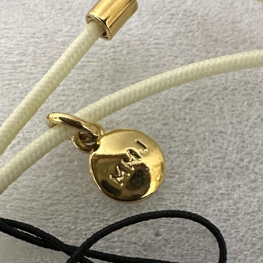 Marc Jacobs NWT Cream and Gold Adjustable Bracelet - Picture 2 of 7
